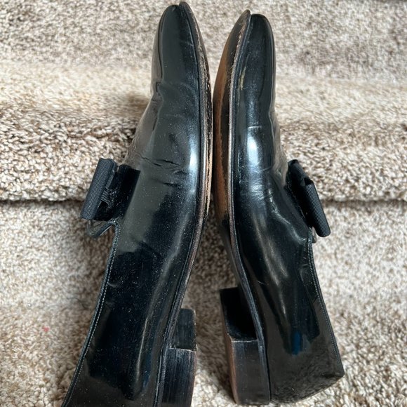 Carroll & Co Beverly Hills Men\'s Black Patent Leather Dress Slip On Shoes main image 7